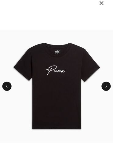 стильные футболки: Футболка, Классическая модель, Puma, Хлопок, Новый, XL (EU 42)