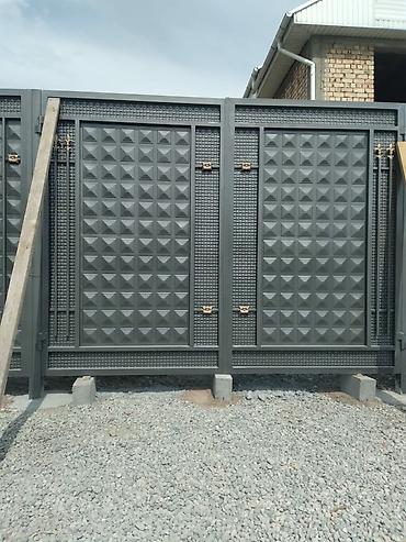 Распашные ворота: Ворота распашные, откатные, металл Россия, выезд, доставка и — 14