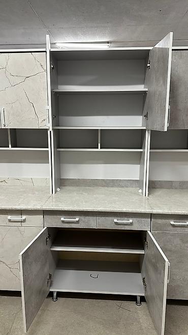 silver kitchen: Кухонный гарнитур, Новый, цвет - Бежевый, ДСП, Бесплатная доставка — 4