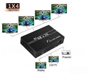 multimo: HDMI RAZDELNIK SPLITTER 1 NA 4 PORTNI SWITCH SA NAPAJANJEM | NOVO — 5