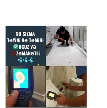 santexnik ustasi bayıl: Su sızma təyini və təmiri ✔️Su, kanalizasiya və istilik sistemi