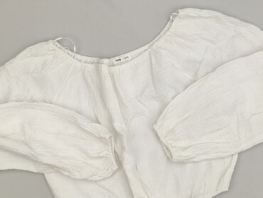 obcisła bluzki z krótkim rękawem: Sinsay, Women's blouse, size 2XS (EU 32)