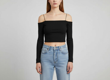 stradivarius top bez ramiączek: Bershka, Топ жіночий, розмір M