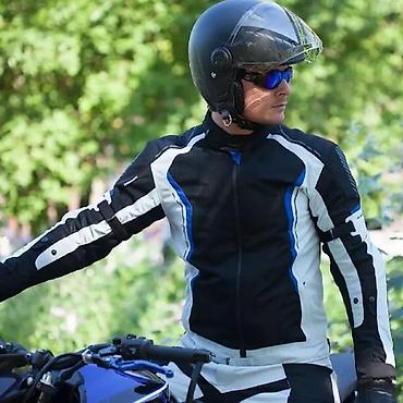 cloudtec patike: Modeka muška moto jakna – sportsko‑turistički kroj - Materijal — 3