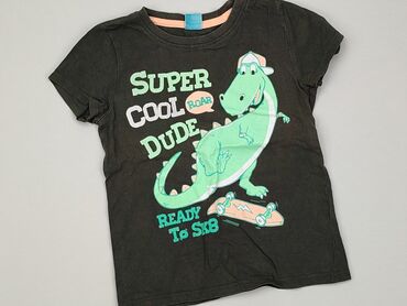 szara koszulka: Koszulka, Little kids, 5-6 lat, 110-116 cm, stan - Dobry