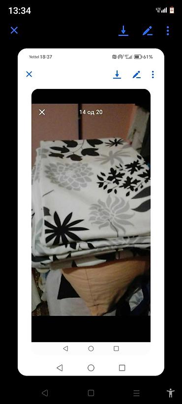 Posteljina: Posteljine / pamučne navlake sa floralnim dezenom - Materijal — 1