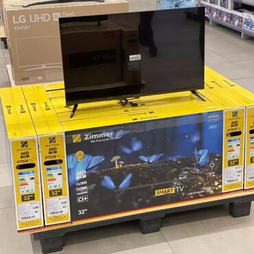 2 ci el tv: Yeni Televizor Zimmer LCD 32" HD (1366x768), Ödənişli çatdırılma