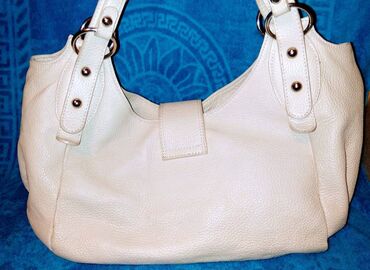 Torbe: Italijanska kožna bež torba Prelepa i prostrana italijanska troba, u — 2