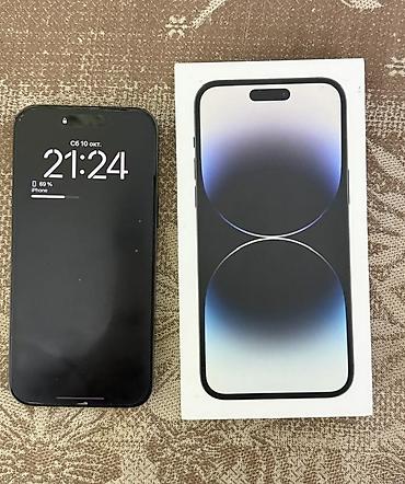 зарядка для nokia: IPhone 14 Pro Max, Б/у, 256 ГБ, Черный, Коробка, 85 % — 2