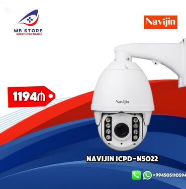 Videomüşahidə: Navijin ICPD-N5022 2MP 20x Ağıllı IR Şəbəkə PTZ Kamerası 🔹 Model