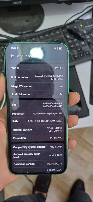сотовый кнопочный телефон fly ff 281: Honor X8b, 256 ГБ, цвет - Зеленый