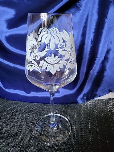 Čaše: Case nove za vino iz 90ih,kristalno staklo Rastal Nemacka. Case za — 14