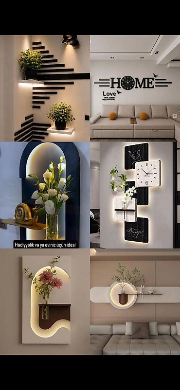 ev divar dekorlari: Modern və zövqlü interyer üçün fərqli dekor modellərimiz✨ Minimalist — 1