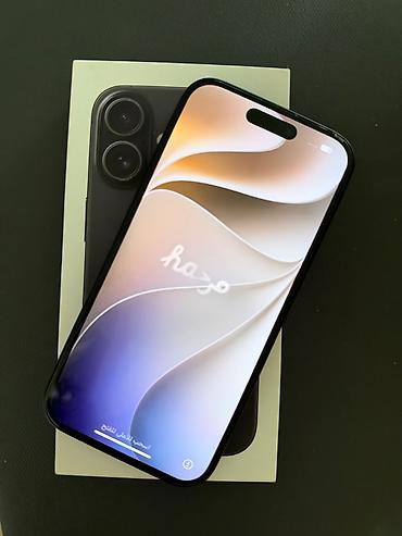 IPhone 16, Б/у, 128 ГБ, Черный, Коробка