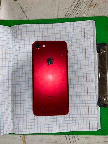 айфо 7: IPhone 7, Б/у, 128 ГБ, Красный, 100 %