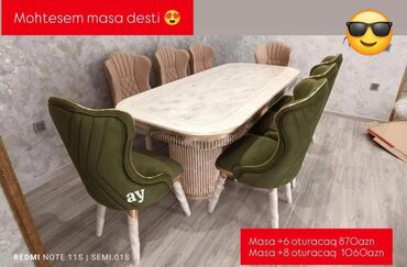 Ev üçün dekor: Masa desti