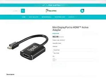 Adapteri i punjači za laptop: Sabrent Mini DisplayPort na HDMI adapter (model: DA-MDHA) - Pretvara — 10