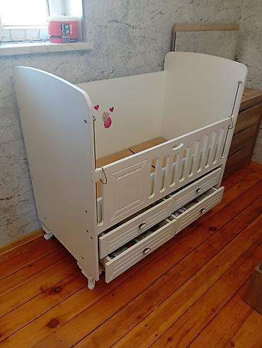 asılqan qarmaq: Uşaq beşiyi – Baby Mood brendi - Material: ağ rəngli MDF/LDSP — 6