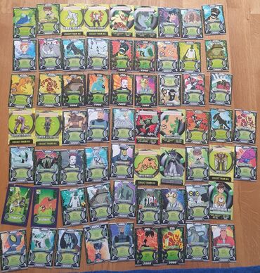 patike za vestacku travu: Ben 10 alien force karte . Cena za komad. 7 kom za 100 din