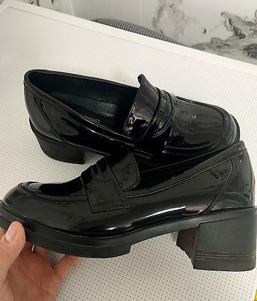 foot patch: Лакированные лоферы на каблуке 5см, подойдут для вас и вашего ребенка — 2