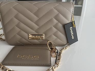 Çantalar: Bebe Los Angeles çiyin çantası və kartlıq seti - Model: Bebe “Sophia” — 1