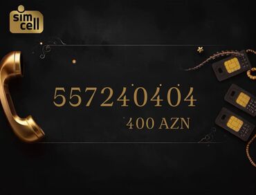 SİM-kartlar: Nömrə: ( 055 ) ( 7240404 ), Yeni
