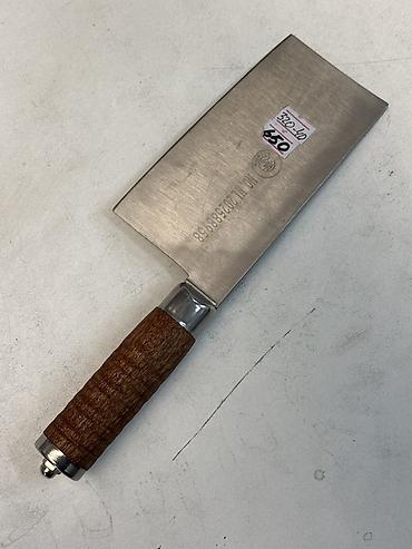 Кухонный топорик-нож (китайский «cleaver») из нержавеющей стали. -