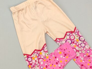 legginsy prazkowane dla dziewczynki: Legginsy dziecięce, 3-4 lat, 98/104, stan - Idealny