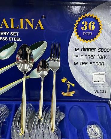 spoon: Набор столовых приборов Salina, 36 предметов, нержавеющая сталь — 1