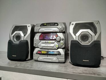 Динамики и колонки: Продаю недорого PANASONIC Twin Woofer музыкальный центр есть AUX есть