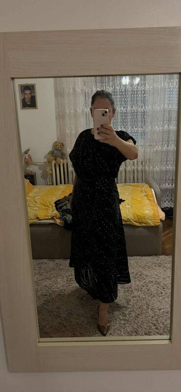 Haljine: PS Fashion XL, bоја - Crna, Drugi tip rukava — 1