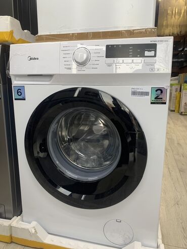 сушилка электрический: Кир жуучу машина Midea, Автомат, 6 кг чейин, Тар