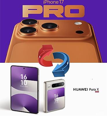 ipone 5 s: IPhone (iPhone 17 Pro) və Huawei Pura X (qatlanan model) arasında — 1