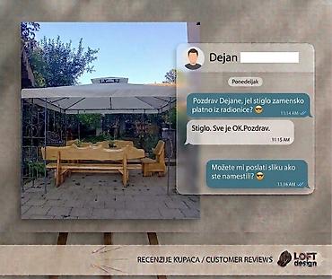 ormari: IZRADA TRAKA ZA PAVILJONE OD VODOODBOJNOG PLATNA – PO MERI - Šijemo — 2