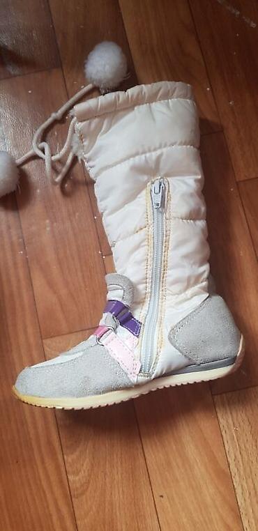 Детская обувь: Продаю сапоги осень - зима для девочки белый 26 размер зима осень. в — 3