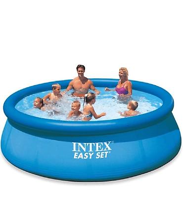 intex basein: Elektron Nasos Hediyye. Intex 2.44 × 0.61 m şişmə hovuz 🌊 Yay — 1