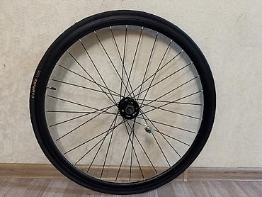 Велозапчасти: Переднееколесо 26 Диаметр: 26 Обод: двойной алюминиевый, под — 7