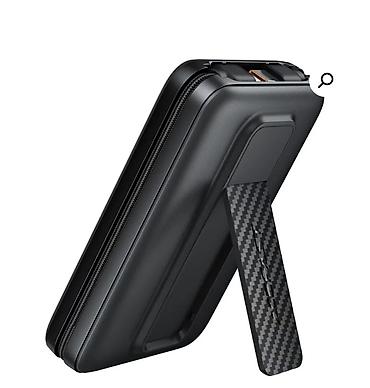 magsafe battery pack: Магнитный power bank 10000 мА·ч с беспроводной зарядкой и выдвижной — 2