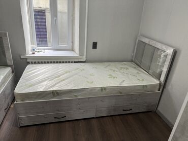 Односпальные кровати: Односпальная кровать, Новый, С матрасом, В рассрочку, длина - 200 см — 16