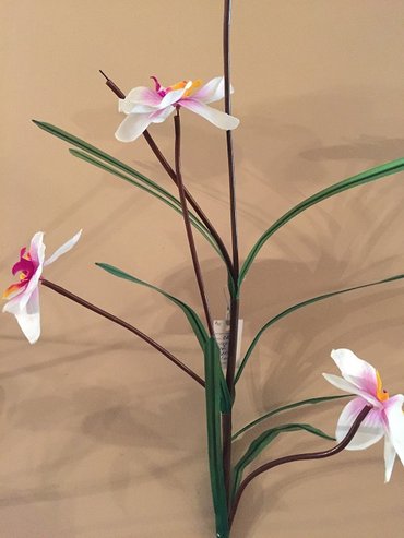 орхидея гулу in Кыргызстан | ДРУГИЕ КОМНАТНЫЕ РАСТЕНИЯ: Цветок Орхидея искусственная декоративная- высота 104 см. На ветке 5