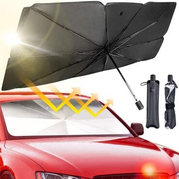 Аксессуары для авто: Защитный зонт для лобового стекла защитный экран от солнца для машины