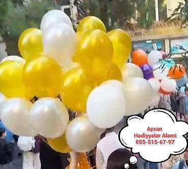 ad gunu dekorlari: Helium şarlar 0.80 qəpik Falqa 5-li şar dəsti 2.50 Halqa 💓 Ürək 1.azn — 1
