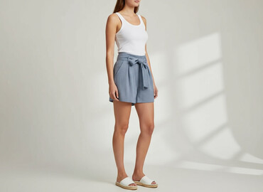 szorty jeansowe damskie wysoki stan: H&M, Szorty damskie, rozmiar S