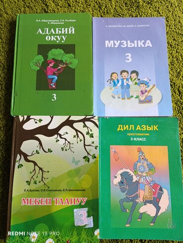 химия 8 класс рыспаева: Набор из четырех учебников для 3-го класса на кыргызком языке. В