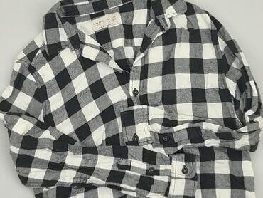 Shirts: Shirt 10 years, condition - Good, pattern - Cell, color - Black