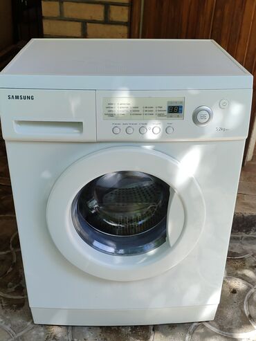 корейская стиральная машина: Кир жуучу машина Samsung, Колдонулган, Автомат, 6 кг чейин, Компакттуу