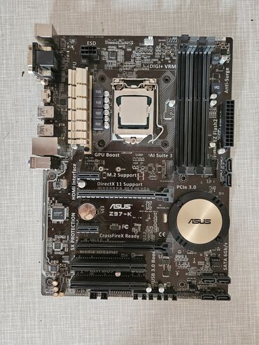 плата от сотовых телефонов: Материнская плата, Б/у, Asus, LGA1150, Для ПК