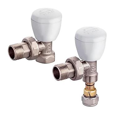 korpu kran: Radiator ventili (köşə), 501457RC Radiatorların istilik sisteminə — 1