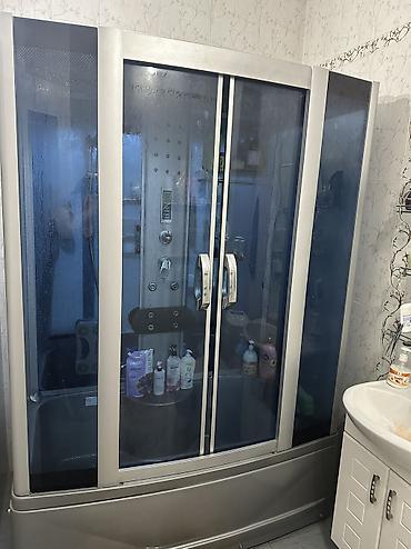 ош буюмдар: Душ кабинасы Төрт бурчтук, Өлчөмү: 140 x 80 см, Поддондун бийиктиги: 50 см — 1