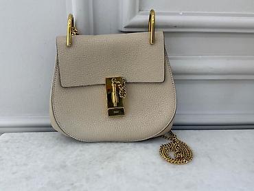 Çantalar: Chloé “Drew” mini çiyin çantası - Rəng: açıq bej/taupe - Material — 3